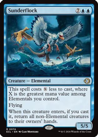 Sunderflock |  Foil (074) [Lorwyn Eclipsed]