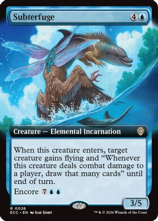 Subterfuge (Extended Art) |  (026) [Commander: Lorwyn Eclipsed]