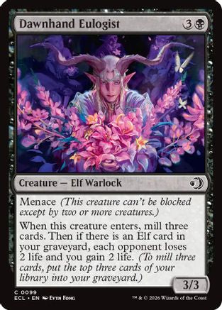Dawnhand Eulogist |  Foil (099) [Lorwyn Eclipsed]