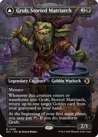 Grub, Storied Matriarch (Borderless) |  (289) [Lorwyn Eclipsed]