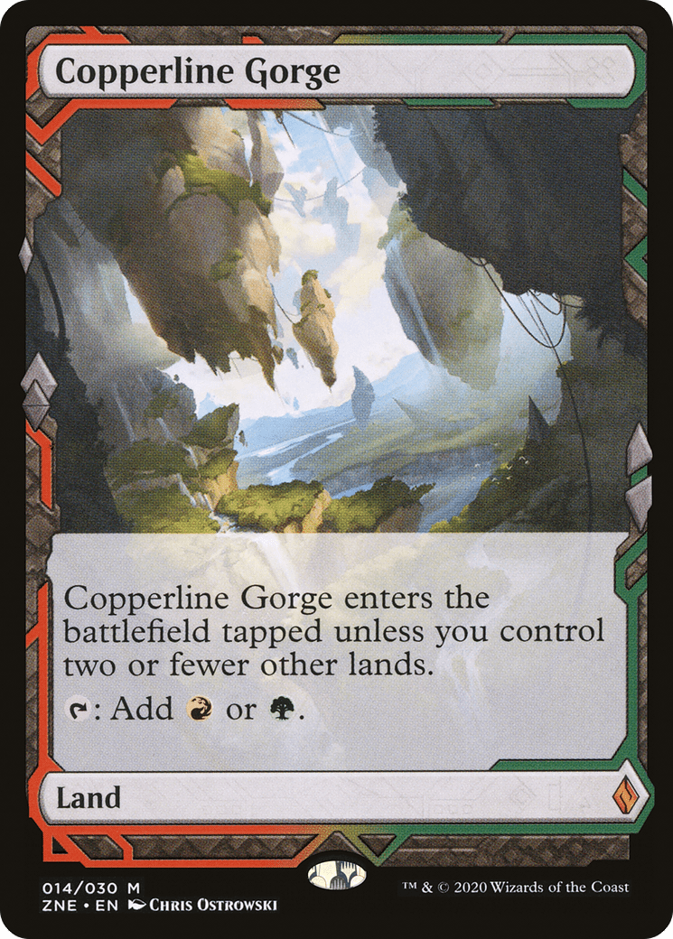 Copperline Gorge (Expeditions) [Zendikar Rising Expeditions] Foil