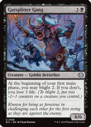 Gutsplitter Gang |  Foil (106) [Lorwyn Eclipsed]