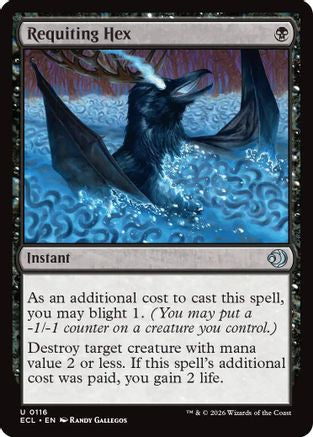 Requiting Hex |  Foil (116) [Lorwyn Eclipsed]