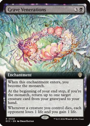 Grave Venerations (Extended Art) |  (029) [Commander: Lorwyn Eclipsed]