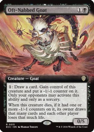 Oft-Nabbed Goat (Extended Art) |  (031) [Commander: Lorwyn Eclipsed]
