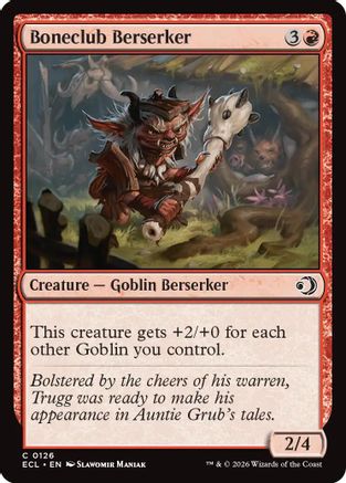 Boneclub Berserker |  (126) [Lorwyn Eclipsed]
