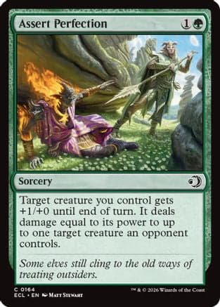 Assert Perfection |  Foil (164) [Lorwyn Eclipsed]