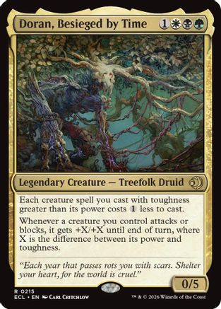 Doran, Besieged by Time |  Foil (215) [Lorwyn Eclipsed]