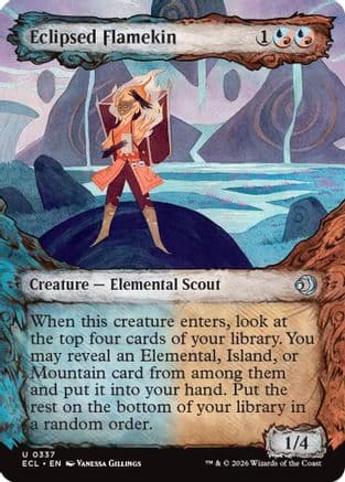 Eclipsed Flamekin (Showcase) |  Foil (337) [Lorwyn Eclipsed]