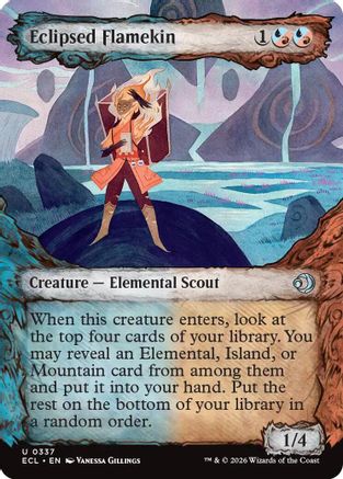 Eclipsed Flamekin (Showcase) |  Foil (337) [Lorwyn Eclipsed]