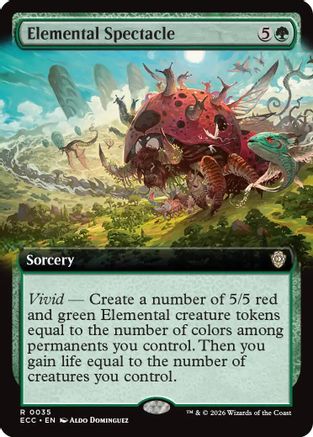 Elemental Spectacle (Extended Art) |  (035) [Commander: Lorwyn Eclipsed]