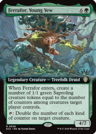 Ferrafor, Young Yew (Extended Art) |  (036) [Commander: Lorwyn Eclipsed]