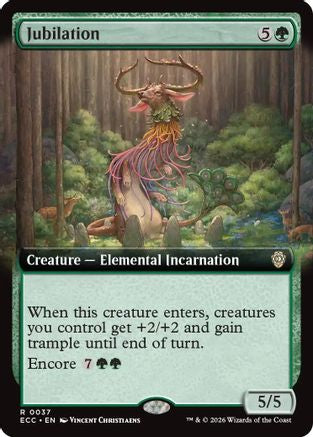 Jubilation (Extended Art) |  Foil (037) [Commander: Lorwyn Eclipsed]