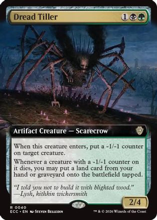 Dread Tiller (Extended Art) |  (040) [Commander: Lorwyn Eclipsed]