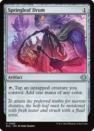 Springleaf Drum |  Foil (260) [Lorwyn Eclipsed]