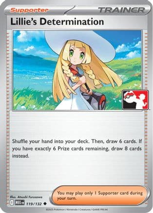 Lillie's Determination 119/132 - Prize Pack Series Cards