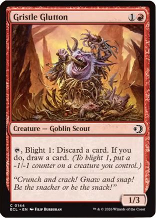 Gristle Glutton |  Foil (144) [Lorwyn Eclipsed]