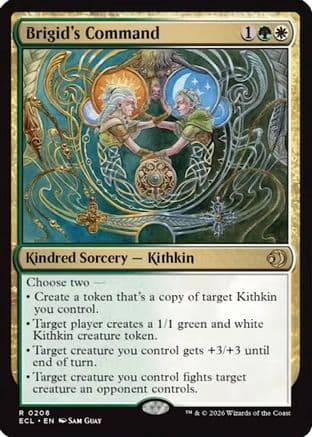 Brigid's Command |  Foil (208) [Lorwyn Eclipsed]
