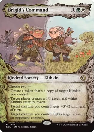 Brigid's Command (Showcase) |  Foil (332) [Lorwyn Eclipsed]
