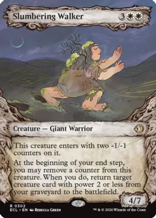 Slumbering Walker (Showcase) |  (302) [Lorwyn Eclipsed]