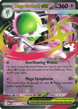 Mega Gardevoir ex 060/132 - Prize Pack Series Cards Holofoil