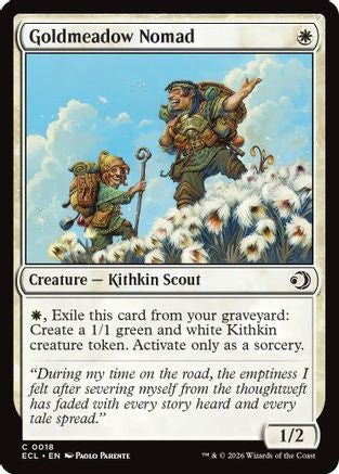 Goldmeadow Nomad |  Foil (018) [Lorwyn Eclipsed]