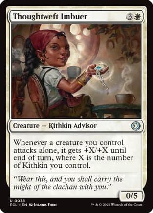 Thoughtweft Imbuer |  Foil (038) [Lorwyn Eclipsed]