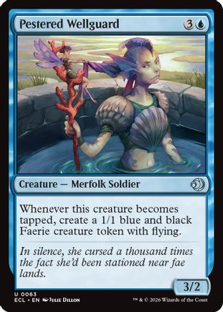 Pestered Wellguard |  Foil (063) [Lorwyn Eclipsed]