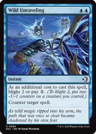 Wild Unraveling |  Foil (084) [Lorwyn Eclipsed]