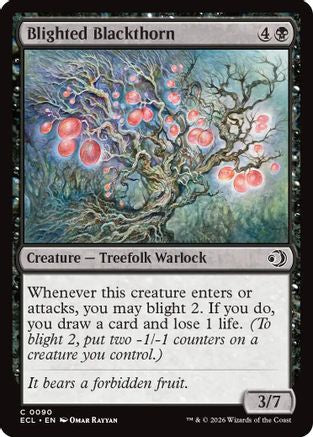 Blighted Blackthorn |  (090) [Lorwyn Eclipsed]