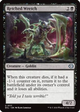 Retched Wretch |  Foil (117) [Lorwyn Eclipsed]