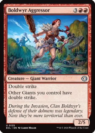 Boldwyr Aggressor |  Foil (125) [Lorwyn Eclipsed]