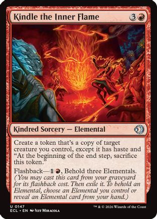 Kindle the Inner Flame |  Foil (147) [Lorwyn Eclipsed]