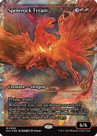 Spinerock Tyrant (0399) (Showcase) (Fracture Foil) |  Foil (399) [Lorwyn Eclipsed]