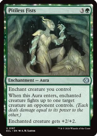 Pitiless Fists |  Foil (187) [Lorwyn Eclipsed]
