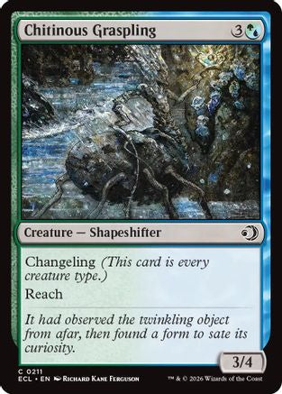 Chitinous Graspling |  Foil (211) [Lorwyn Eclipsed]