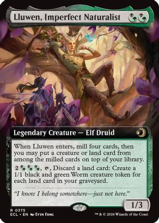 Lluwen, Imperfect Naturalist (Extended Art) |  (375) [Lorwyn Eclipsed]