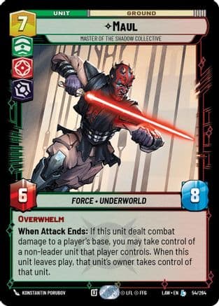 Maul - Master of the Shadow Collective |  (54/264)  [A Lawless Time]