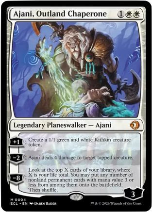 Ajani, Outland Chaperone |  Foil (004) [Lorwyn Eclipsed]