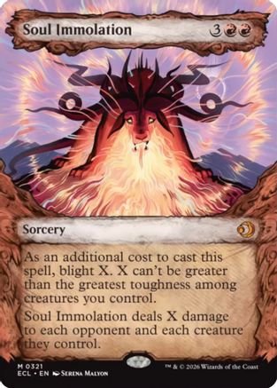 Soul Immolation (Showcase) |  Foil (321) [Lorwyn Eclipsed]