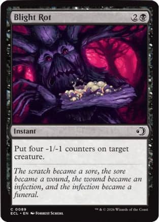 Blight Rot |  Foil (089) [Lorwyn Eclipsed]