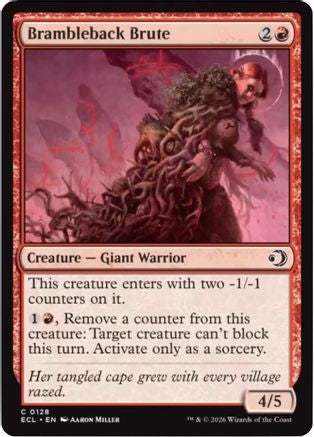 Brambleback Brute |  Foil (128) [Lorwyn Eclipsed]