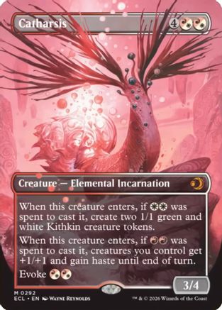 Catharsis (Borderless) |  Foil (292) [Lorwyn Eclipsed]