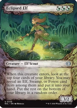 Eclipsed Elf (Showcase) |  (336) [Lorwyn Eclipsed]
