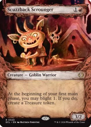 Scuzzback Scrounger (Showcase) |  Foil (320) [Lorwyn Eclipsed]