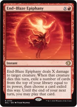 End-Blaze Epiphany |  Foil (134) [Lorwyn Eclipsed]
