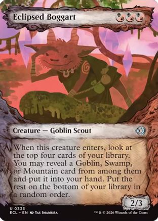 Eclipsed Boggart (Showcase) |  Foil (335) [Lorwyn Eclipsed]