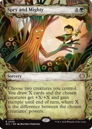 Spry and Mighty (Showcase) |  (329) [Lorwyn Eclipsed]