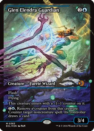 Glen Elendra Guardian (0383) (Showcase) |  Foil (383) [Lorwyn Eclipsed]