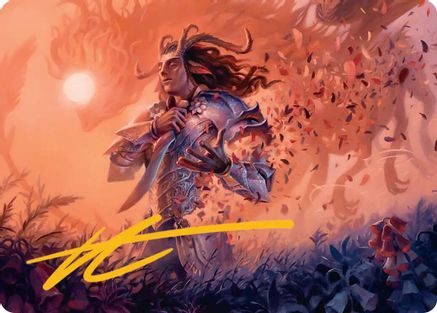 Rhys, the Evermore Art Card (Gold-Stamped Signature) |  (004) [Art Series: Lorwyn Eclipsed]